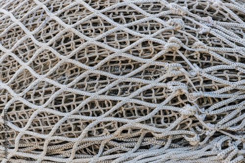 Foto Fishing nets background