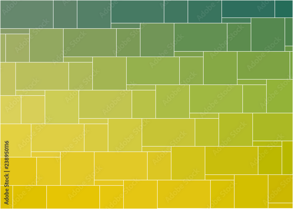 Green-yellow gradient abstract background with rectangles Green-yellow gradient abstract background with rectangles