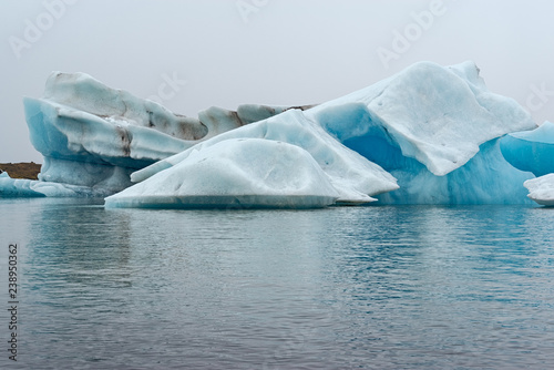 Icebergs in the Jokulsarlon's lake, Iceland © luigimorbidelli