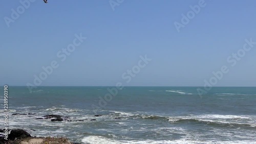 The Pacific Ocean at Bean Hollow State Beach, Santa Cruz County, California, USA, 2018 photo