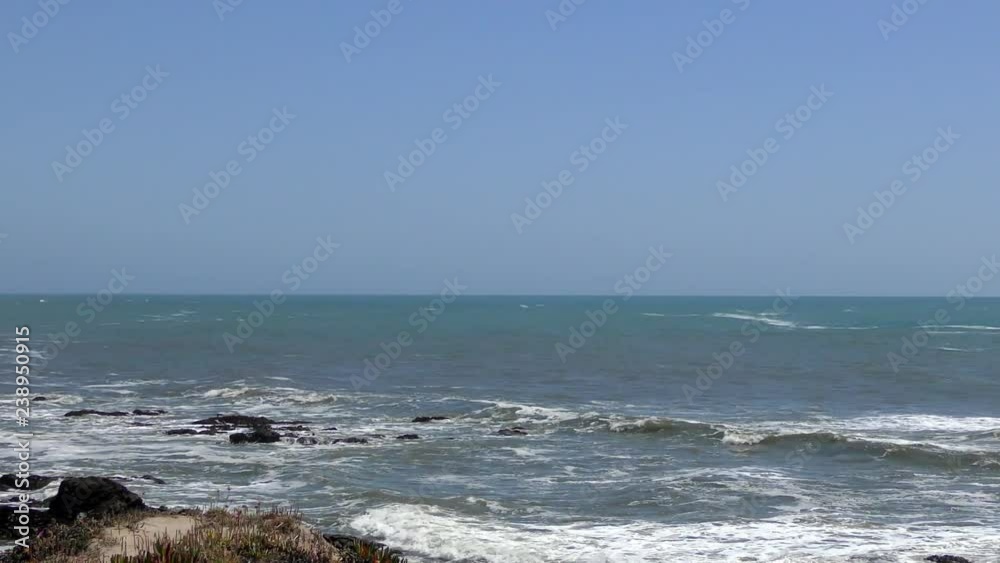 The Pacific Ocean at Bean Hollow State Beach, Santa Cruz County, California, USA, 2018 The Pacific Ocean at Bean Hollow State Beach, Santa Cruz County, California, USA, 2018