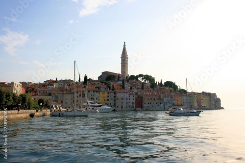 view on Rovinj, Croatia