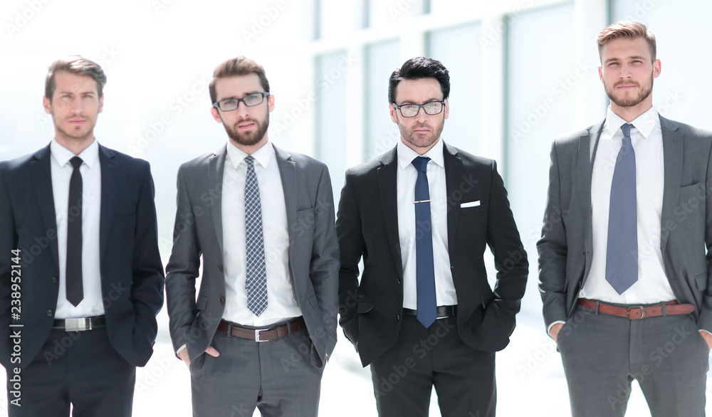 portrait of a professional business team. portrait of a professional business team.