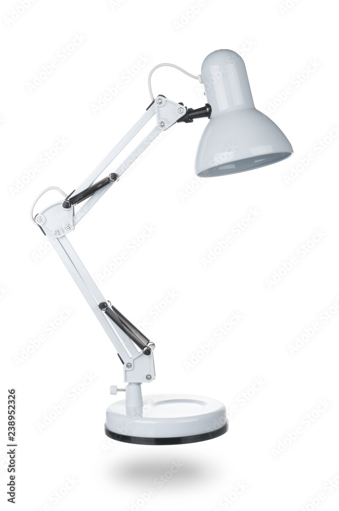 Table lamp close up on white background Table lamp close up on white background