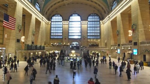 Grand Central Station New York City 4K Time Lapse - Stati Uniti d'America photo