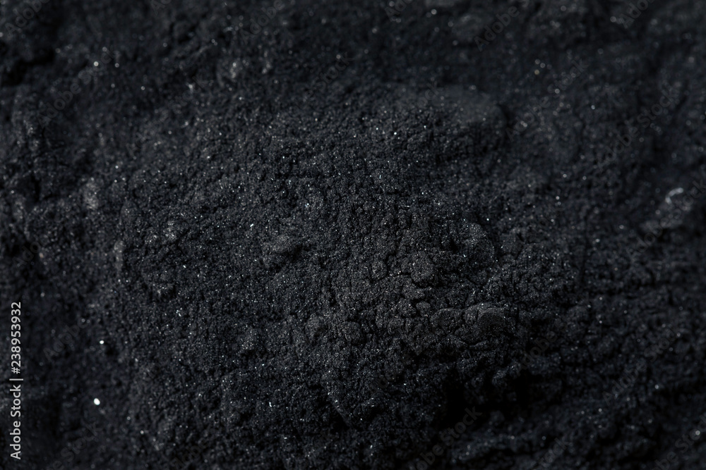 Fototapeta premium Raw Organic Black Activated Charcoal