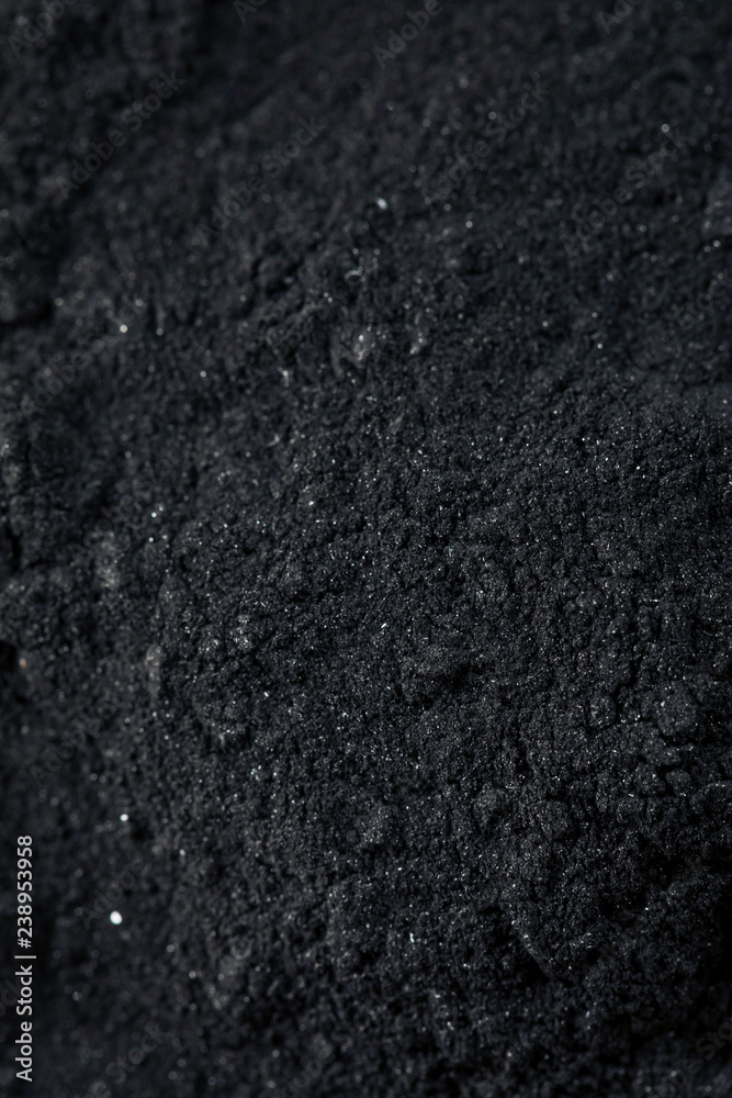 Fototapeta premium Raw Organic Black Activated Charcoal