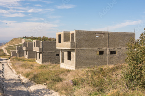 Wallpaper Mural Abandoned construction of a cottage settlement Torontodigital.ca