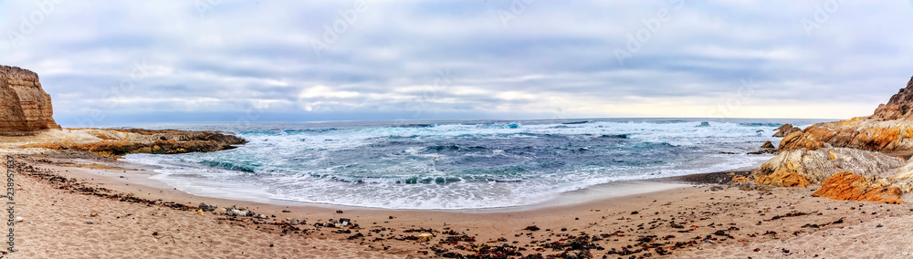Panorama early Morning at the Ocean Panorama early Morning at the Ocean