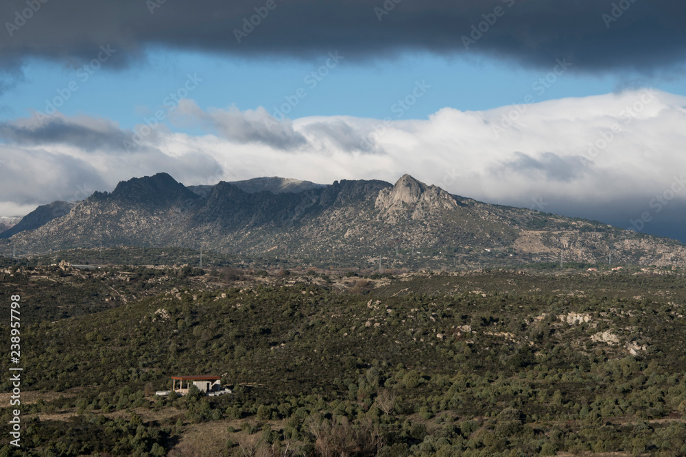 Landscape of mountains on the outskirts of Madrid (La Cabrera) Landscape of mountains on the outskirts of Madrid (La Cabrera)