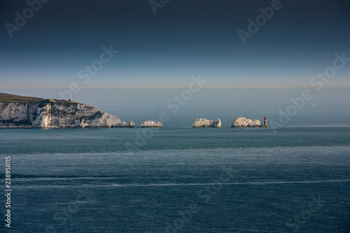 Light House, Coastal Stacks and Chalk Cliffs