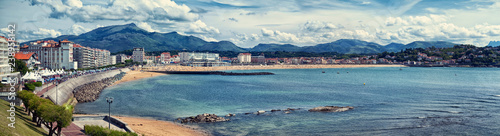 Saint Jean de Luz beach in Pays Basque, France photo