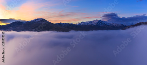 Sunrise on the mountain