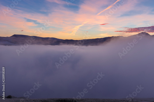Sunrise on the mountain
