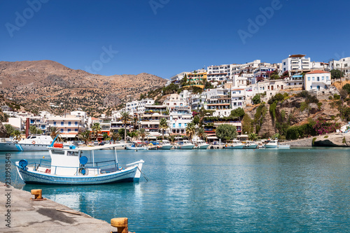 Agia Galini harbour in Crete Island, Greece