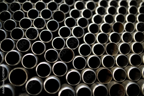 Metal Pipe Abstract