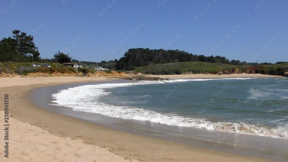 The Pacific Ocean at Half Moon Bay State Beach, Santa Cruz County, California, USA, 2018 The Pacific Ocean at Half Moon Bay State Beach, Santa Cruz County, California, USA, 2018