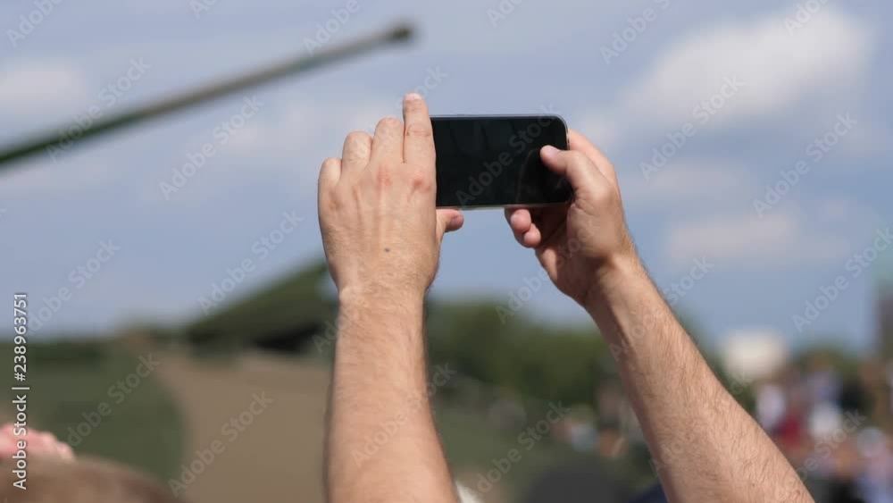 Taking picture of a military parade in 4k slow motion 60fps Taking picture of a military parade in 4k slow motion 60fps