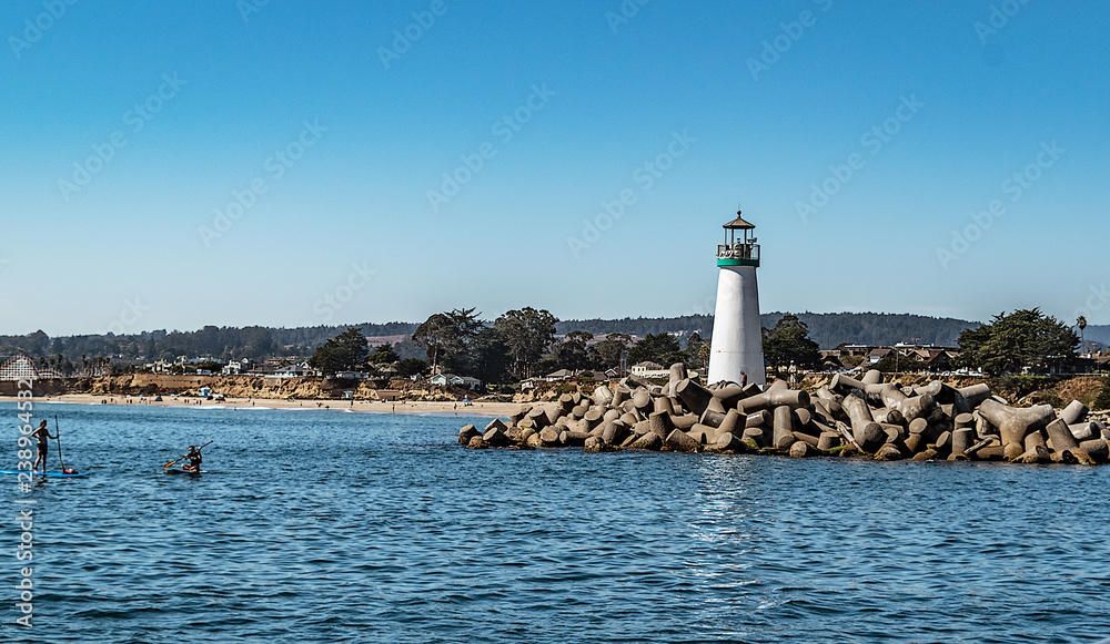 Walton Lighthouse Santa Cruz Breakwater