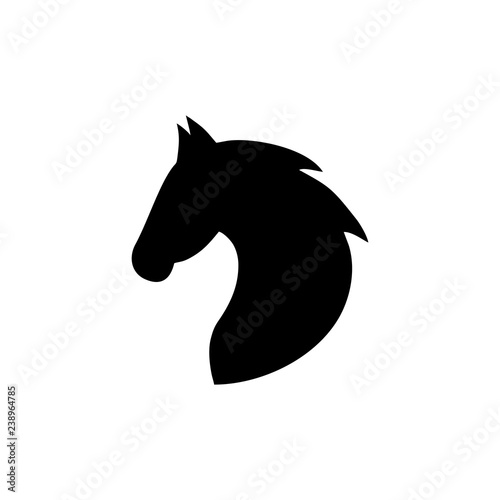 black head horse
