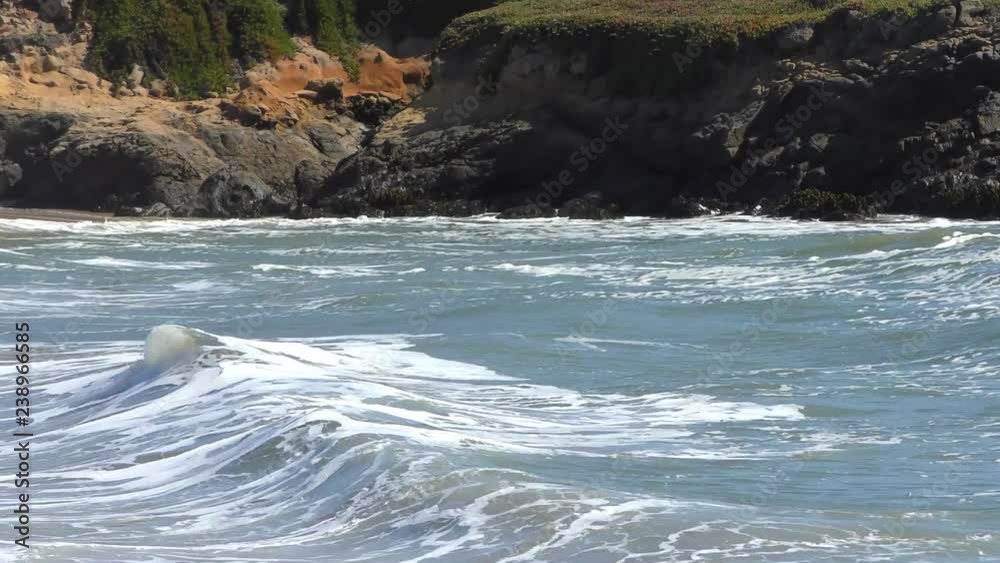 The Pacific Ocean at Half Moon Bay State Beach, Santa Cruz County, California, USA, 2018 The Pacific Ocean at Half Moon Bay State Beach, Santa Cruz County, California, USA, 2018