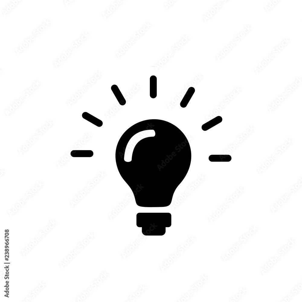 light bulb icon light bulb icon