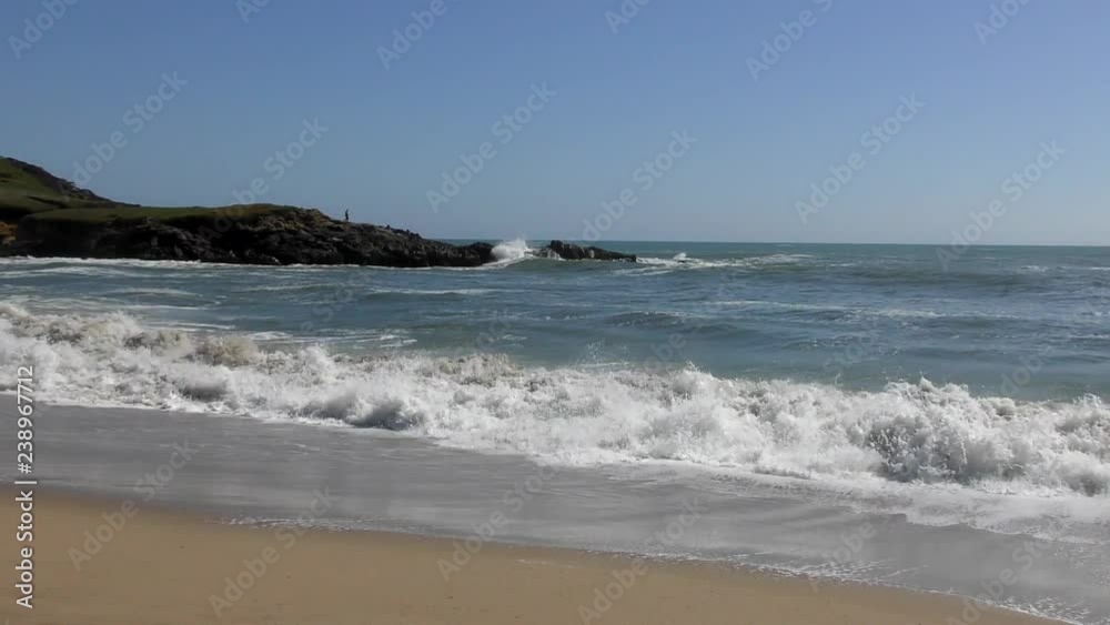 The Pacific Ocean at Half Moon Bay State Beach, Santa Cruz County, California, USA, 2018 The Pacific Ocean at Half Moon Bay State Beach, Santa Cruz County, California, USA, 2018