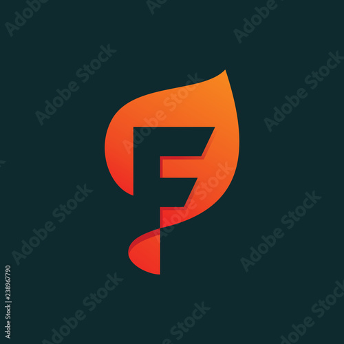 Free Download Letter F Fire Set Logo - GFXLoad