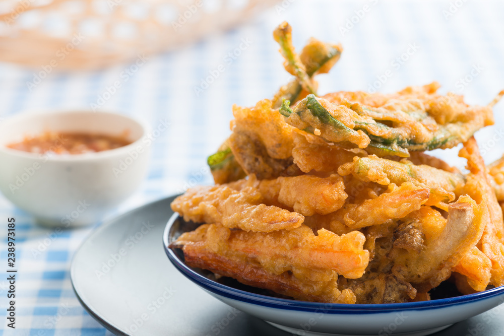 Vegetable fritters with cabbage and carrots Vegetable fritters with cabbage and carrots