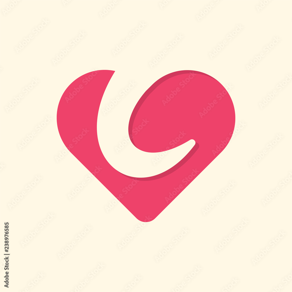 Love Logo Design Template Initial L Stock Vector (Royalty Free) 1041730111  | Shutterstock