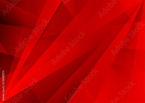 Dark red geometric abstract vector background with copy space. Modern design