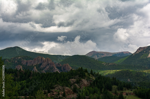 Fototapeta Naklejka Na Ścianę i Meble -  Gold Camp Road Colorado Rocky Mountains Rock Formations