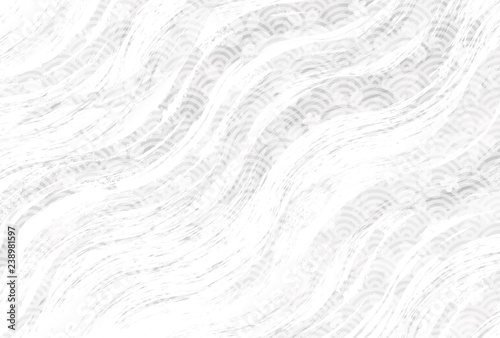 波　和紙　年賀状　背景