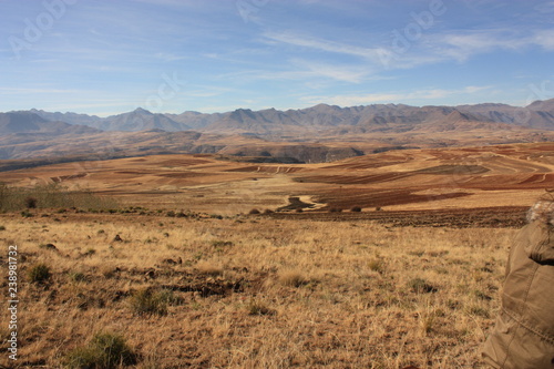 Paysage Malealea Lesotho Afrique - Malealea Landscape Africa