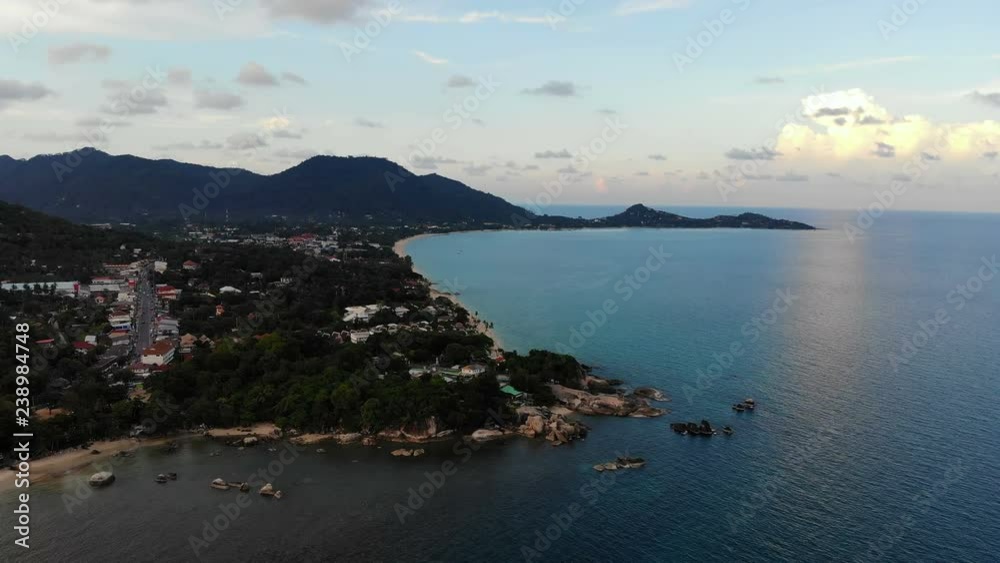 Aerial view of Koh Samui in Thailand Aerial view of Koh Samui in Thailand