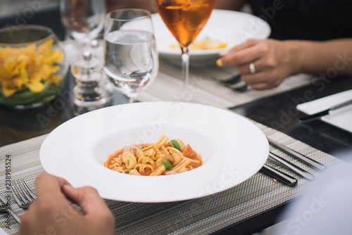 italian pasta preparation