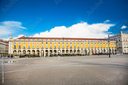 Commerce Square in English, is Lisbons main square. Portugal © Aleksandar Todorovic