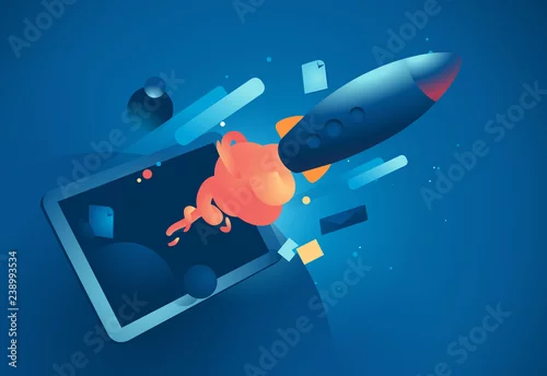 Obraz Uruchomiono cyfrowe uruchomienie