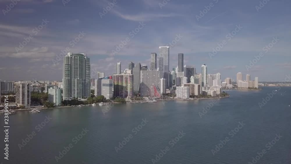 Downtown Miami Aerial Drone Cityscape Downtown Miami Aerial Drone Cityscape