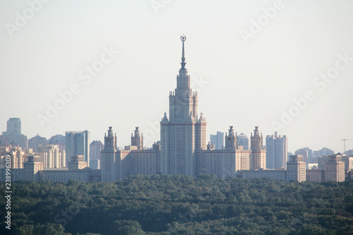 Main building of Moscow State University 