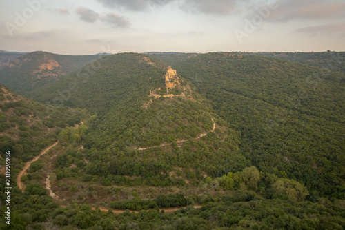 Nahal Kziv and the Montfort Castle photo