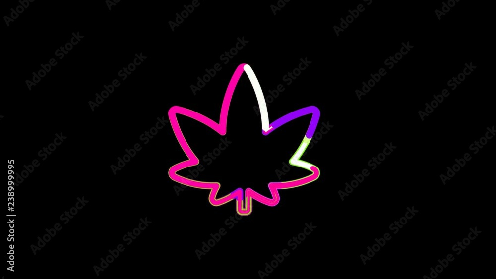Circles gather in symbol cannabis. After it crumbles in a line and moves to the camera. Alpha channel black Circles gather in symbol cannabis. After it crumbles in a line and moves to the camera. Alpha channel black