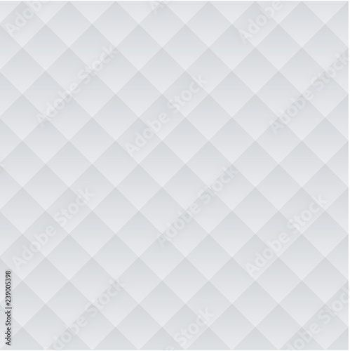 Grey abstract geometric background with rhombus pattern.