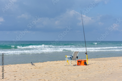 fishing by the sea