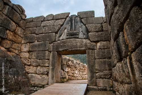 Gate in Mycene photo