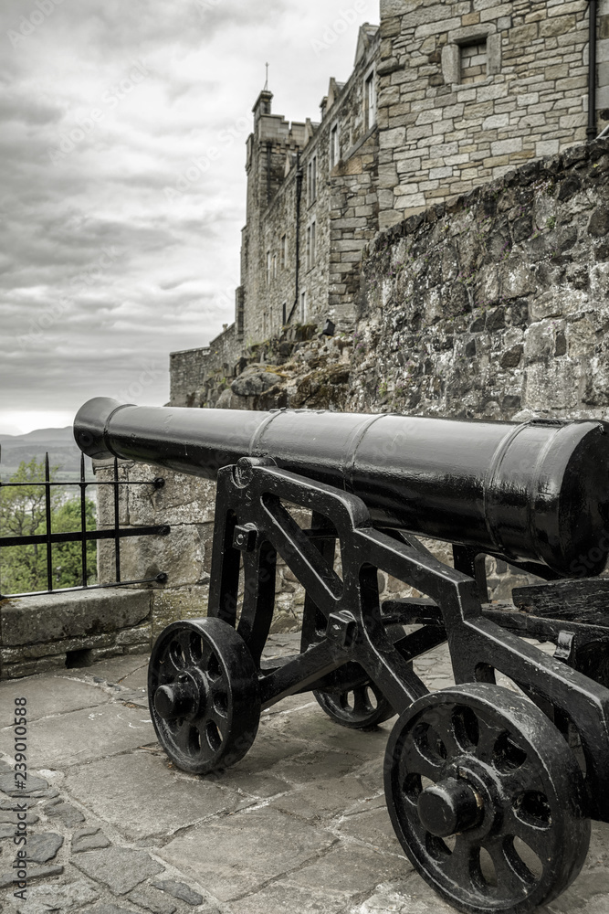 Canons at castle