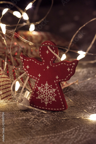 Photography Christmas wooden angel