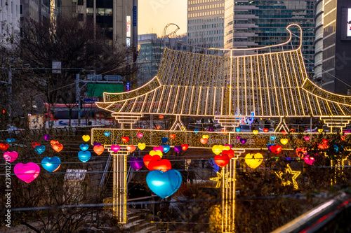 Photography The text is 2018 Seoul Christmas Festival