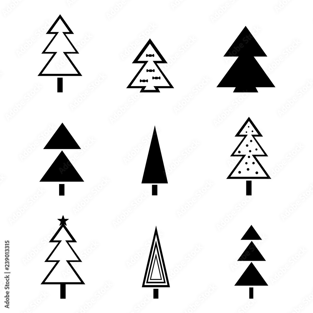 Christmas tree with decorations Christmas tree with decorations