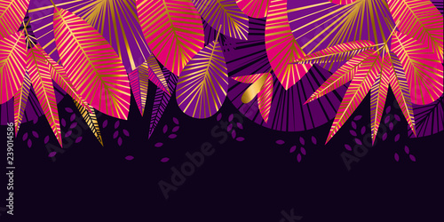 Luxury tropical leaves abstract pattern
